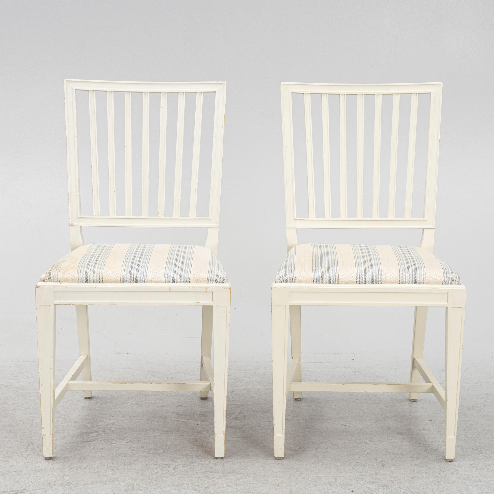 Stolar, leksandmodell, 12 st, 1900-talets mitt.