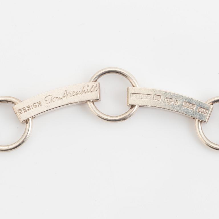 Elon Arenhill, Halscollier, sterlingsilver, Elona, Malmö 1985.