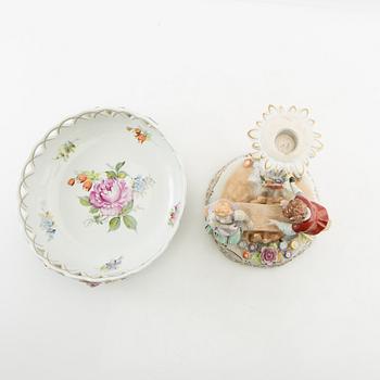 Essay bowl Louis XV style Plaue Germany mid-20th century porcelain.