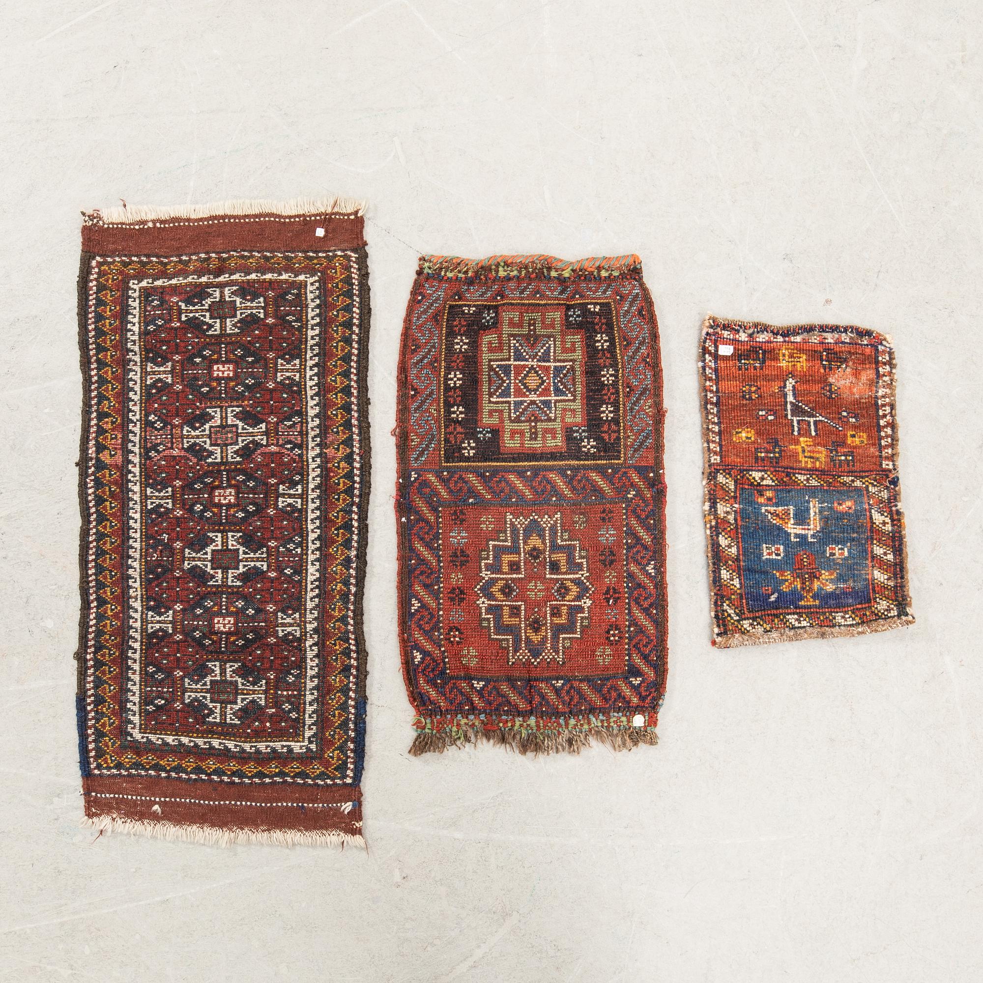 Mattor 3 st Kurdistan/Qushan, Kashgai/Luri (chanteh) semiantika/antika.