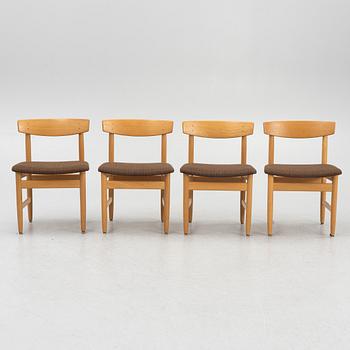 Børge Mogensen,  four "Öresund" chairs, Karl Andersson & Söner, Sweden.
