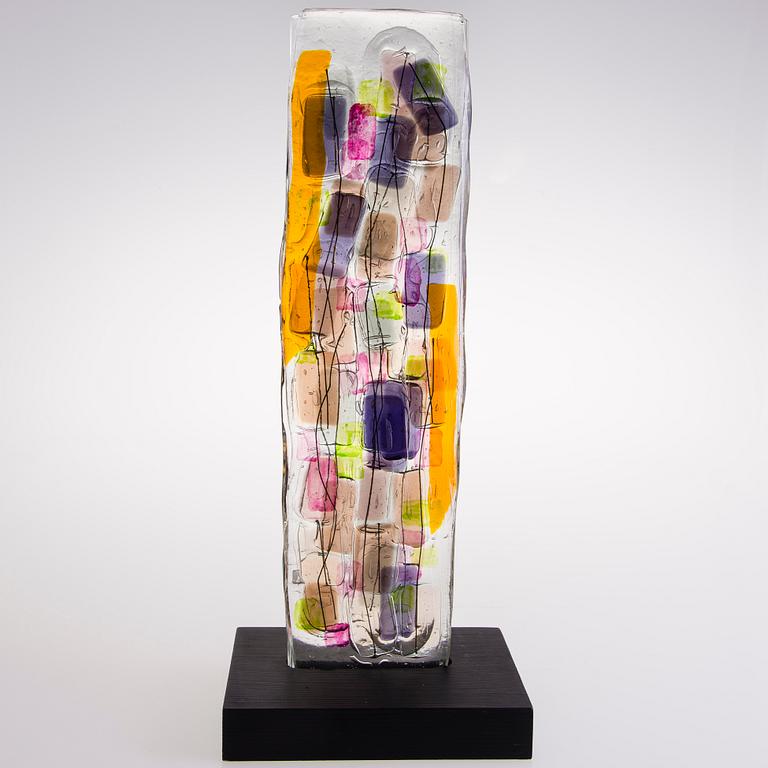 PAULI PARTANEN, glasskulptur, signerad Pauli Partanen -13.