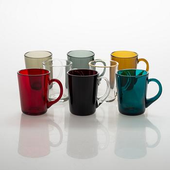 Kaj Franck, A set of 8 beer tankards model 5602. Nuutajärvi.