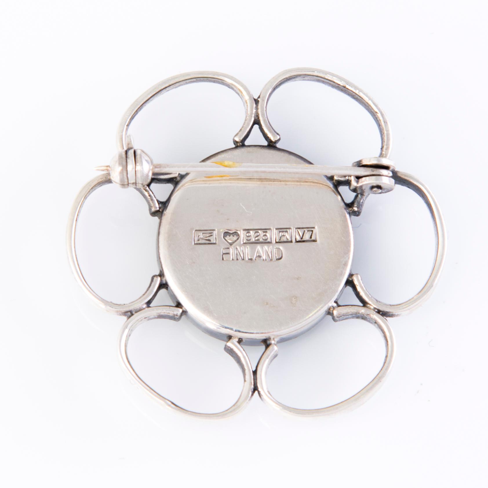 RIIPUS, RANNEKORU, SORMUS JA RINTANEULA, sterlinghopea ja kromidiopsidi, Kultateollisuus Ky Viljanen, Turku, 1974-75.