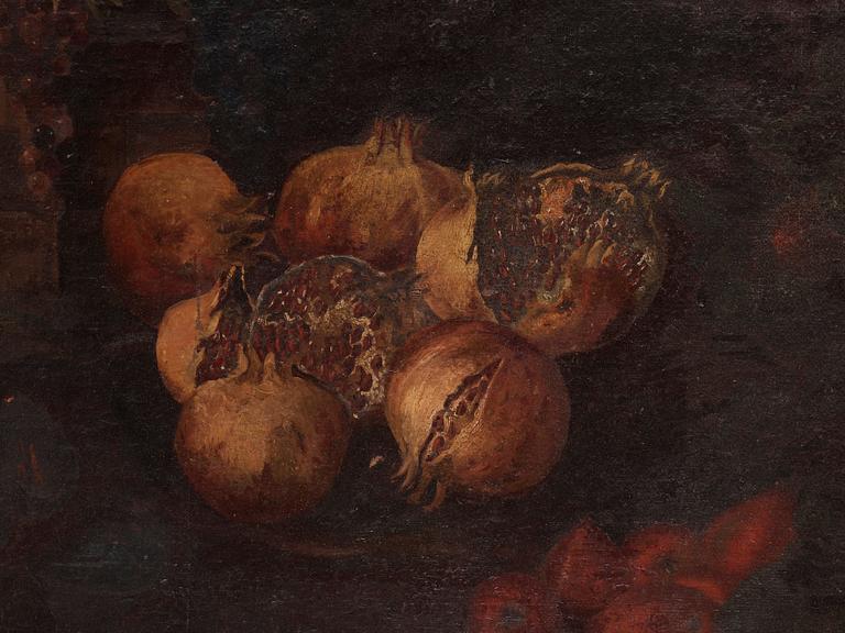 Italian artist 17th Century, Still life with fruits.