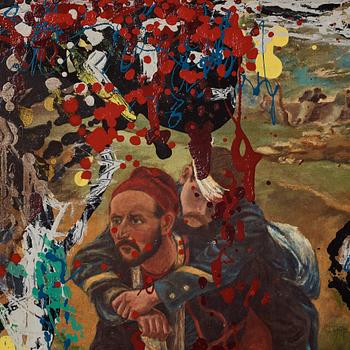 Asger Jorn, "Hero au dos".