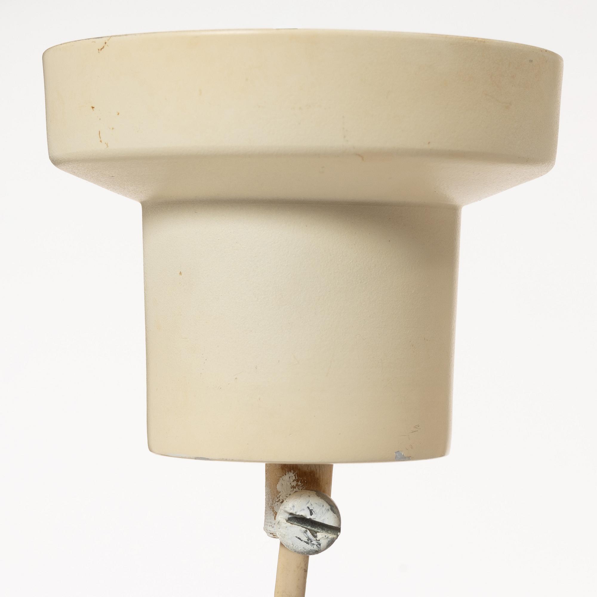 Hans Bergström, tillskriven. Taklampor, ett par, "Topas 12", Philips, 1960-tal.