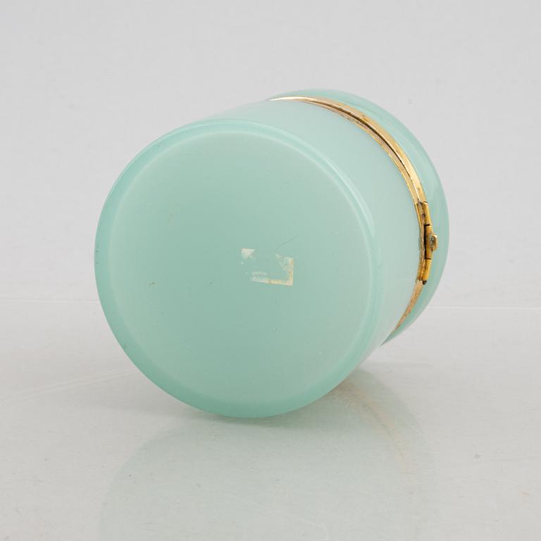Fratelli Ferro, a glass and brass box, Murano, 1960s.