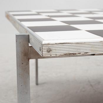 Poul Kjaerholm, a "PK 61" coffee table, E. Kold Christensen, Denmark.