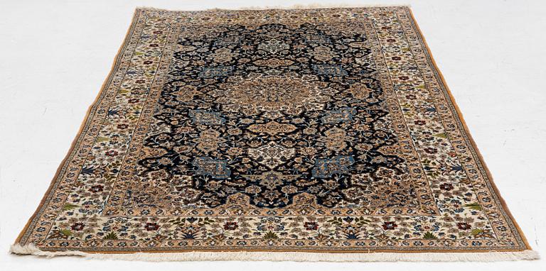Carpet, Nain silk, approximately 285 x 170 cm.