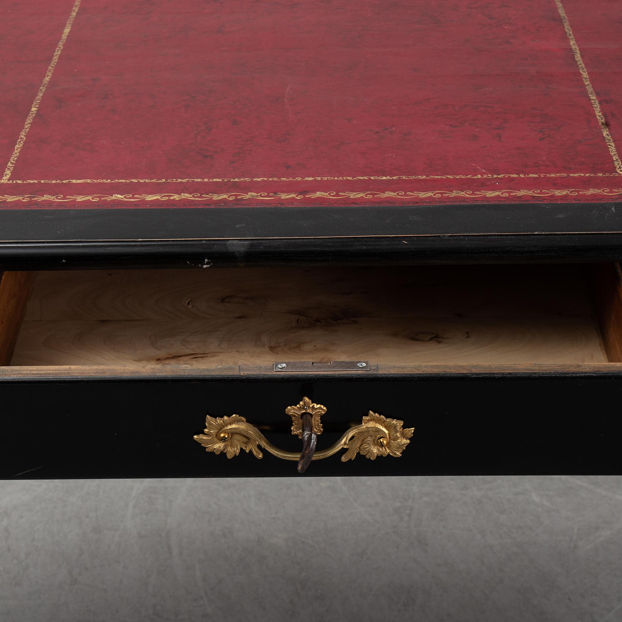 A Swedish Rococo writing desk, second half of the 18th century.