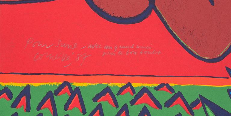 BEVERLOO CORNEILLE, färglitografi, signerad och daterad '87.