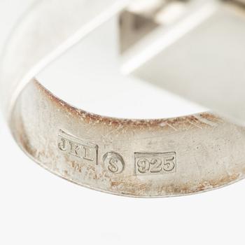 Jan-Christer Lundqvist, ring, sterlingsilver med pyrit, Skövde.