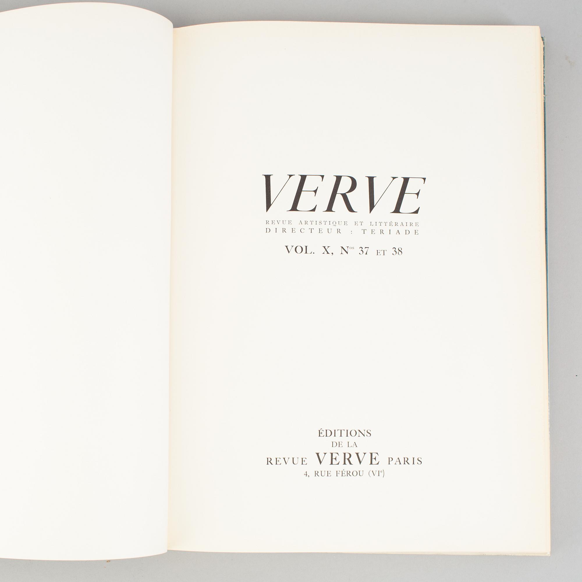 A MARC CHAGALL "Dessins pour la bible" with 24 colour lithographes, Paris 1960.