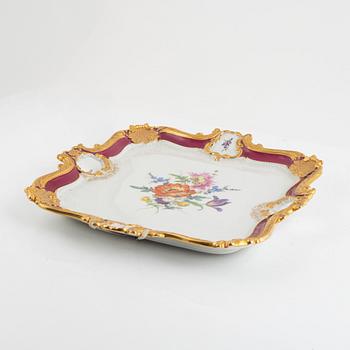 Meissen, Tray, porcelain, Rococo style, Germany, 1934-1945.