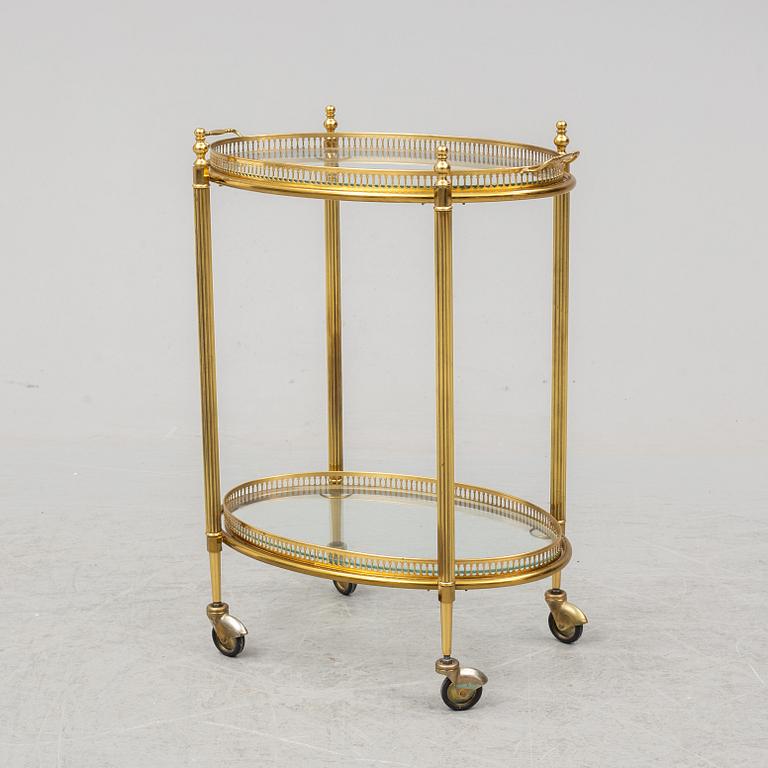 a serving trolley from the second half of the 20th century.