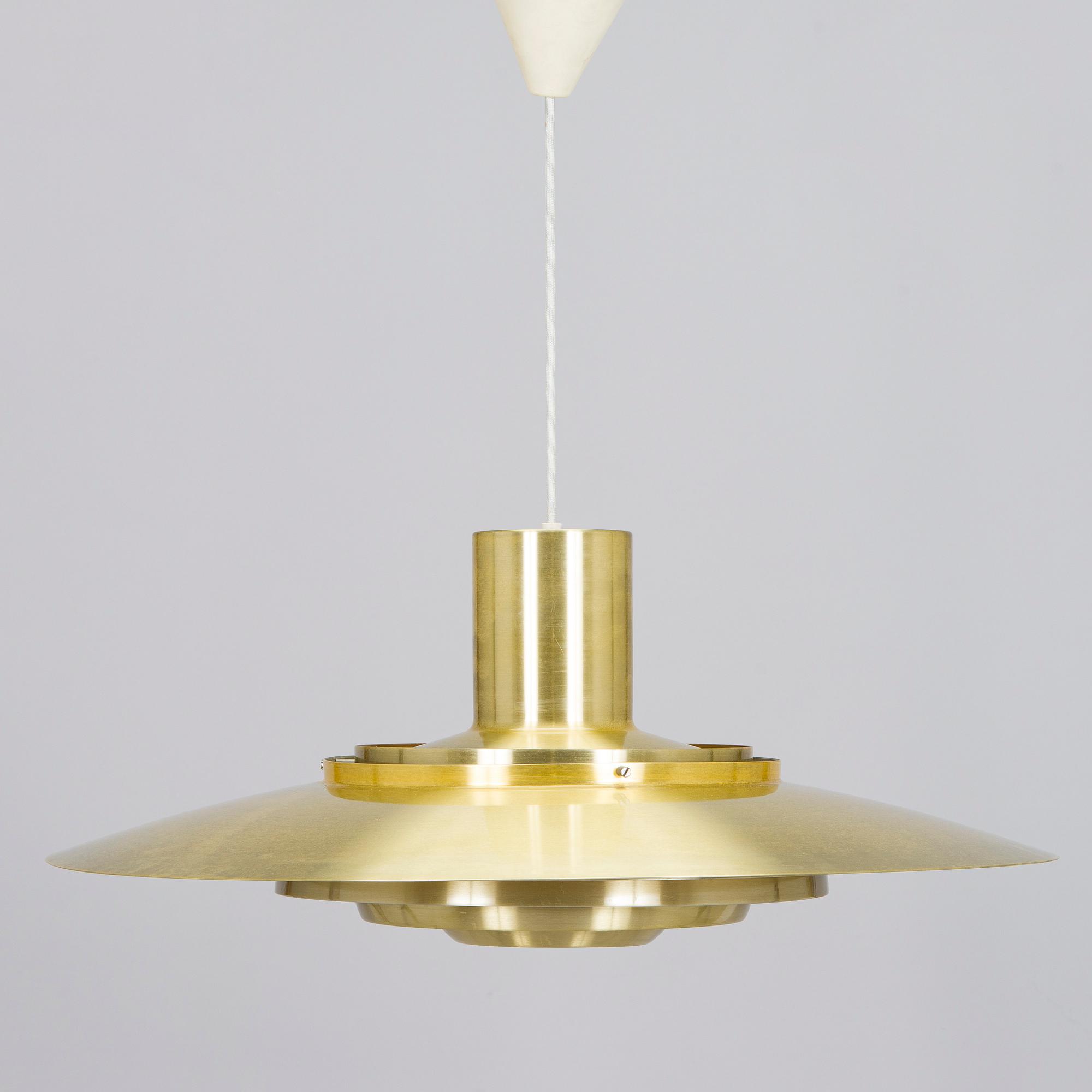 Preben Fabricius & Jørgen Kastholm, taklampa, modell "P376 KF2", Danmark.