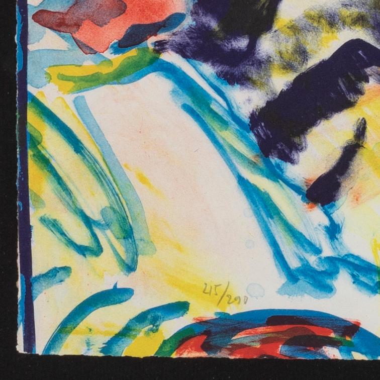 PETER DAHL, a lithograph in colours, signed and numbered 215/290.