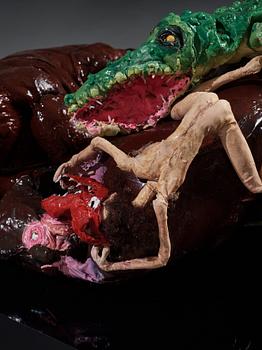 Nathalie Djurberg & Hans Berg, "Hippos and Crocodiles" från "I am a Wild Animal".