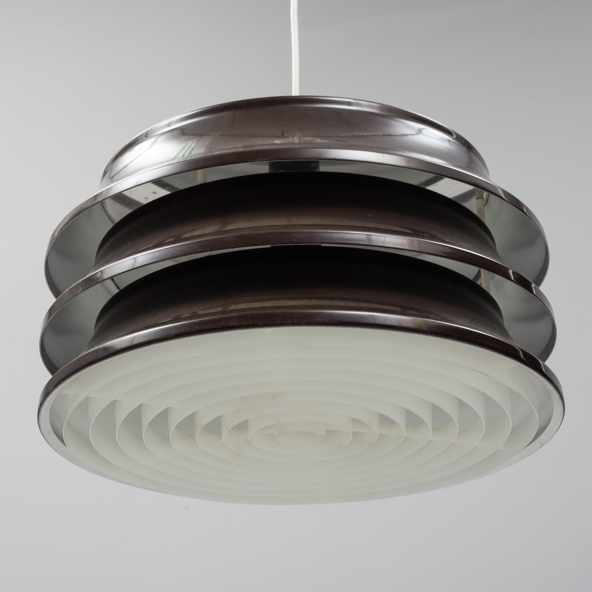 A set of four ceiling lamps from the 1960's/70's.