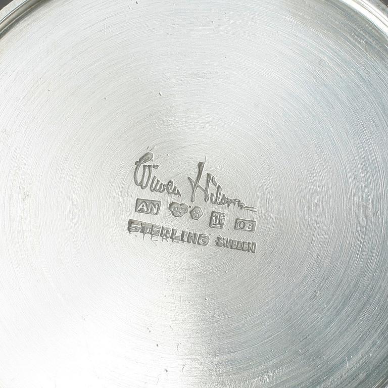 VAS, Wiwen Nilsson, sterlingsilver, Lund, 1940, ca 292 gram.