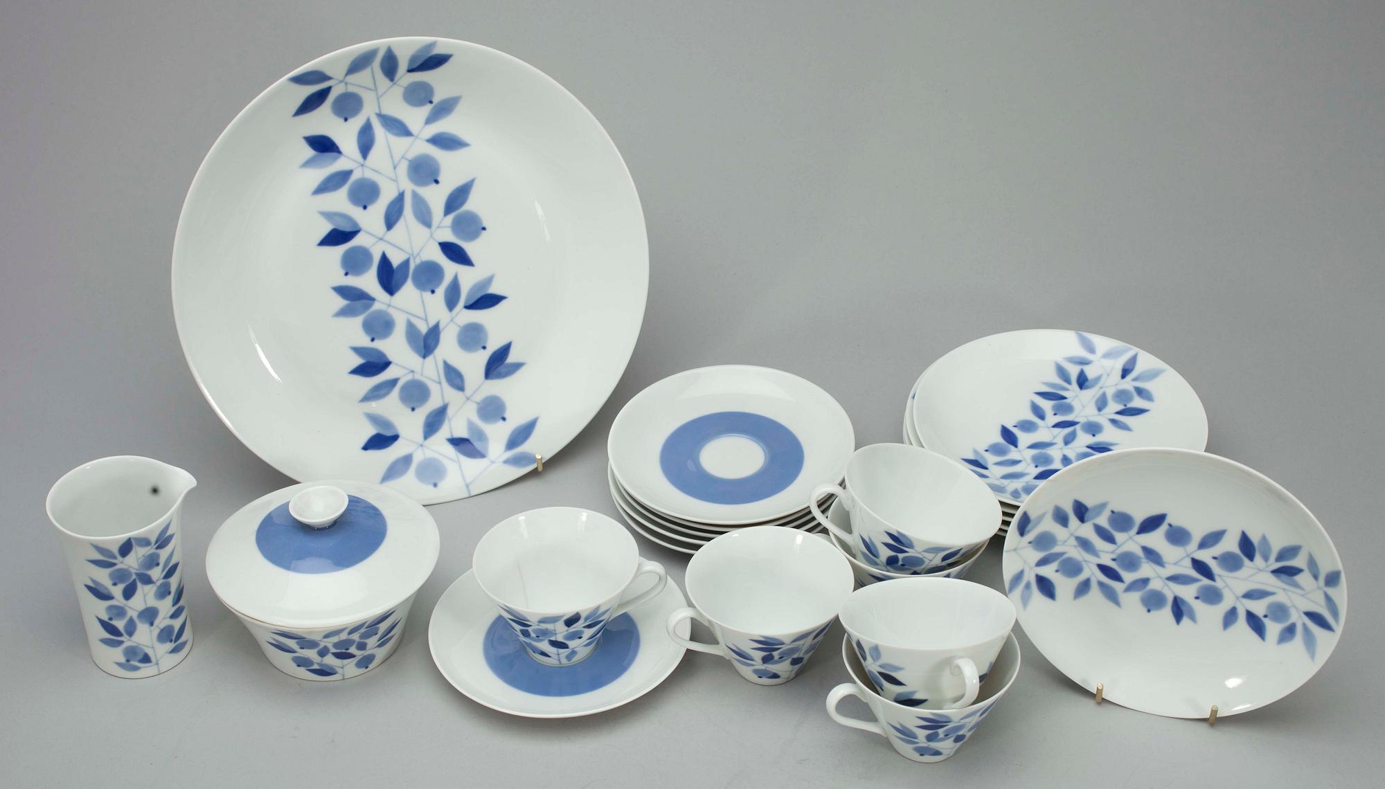 KAFFESERVIS, 9 delar, Esteri Tomula, Arabia, 1900-talets senare hälft.