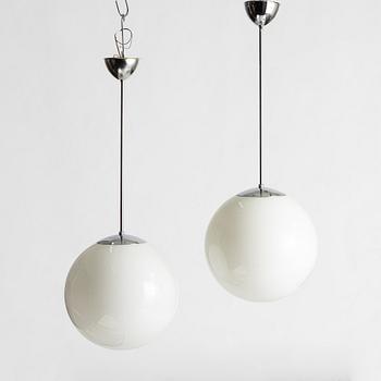 A pair of 'Funkisglob' ceiling lamps, Fox Design AB, Sweden, 21st century.