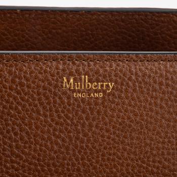 Mulberry, A cognac leather bag, "Small zipped Bayswater".