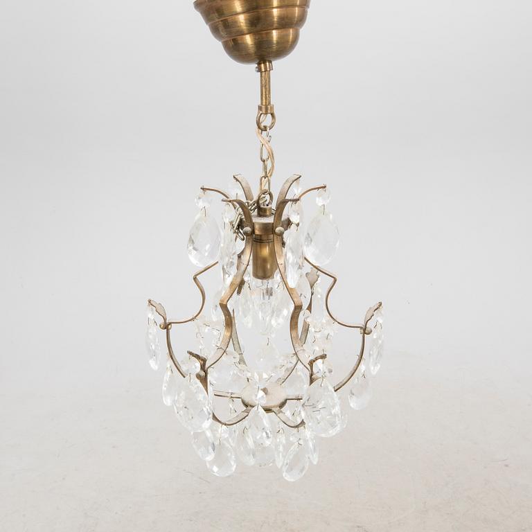 A mid 1900s Rococo style chandelier.