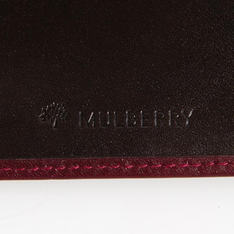 MULBERRY Pair of Gloves, Photo frame and a wallet.