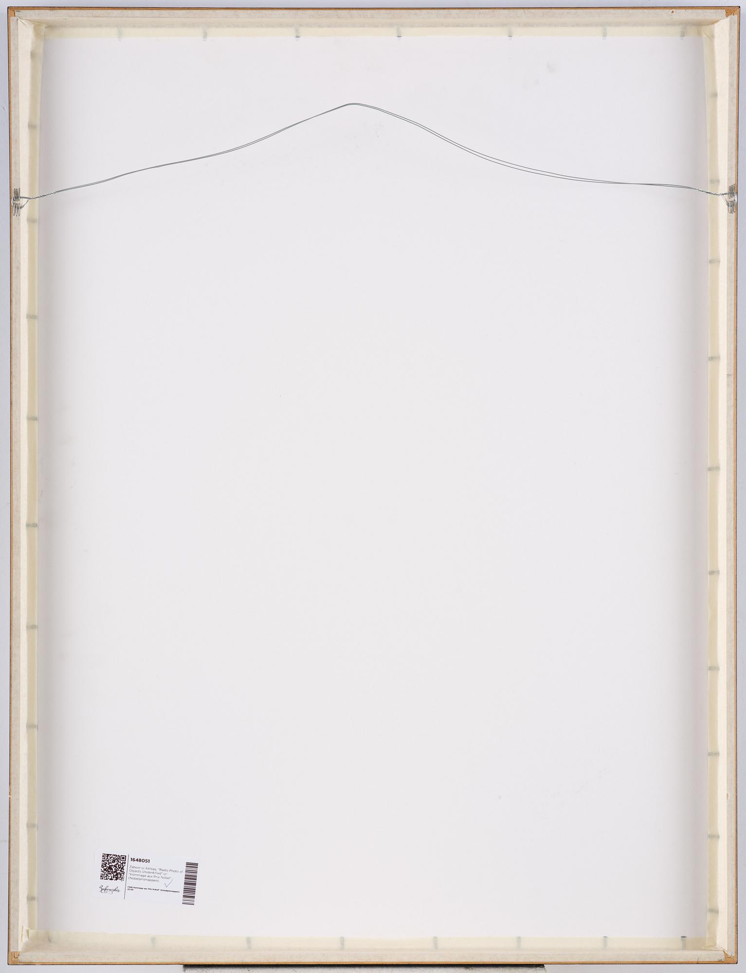 Zahoor ul Akhlaq, "Radio Photo of Objects Unidentified" from: "Hommage aux Prix Nobel" (Nobel Prize folder).