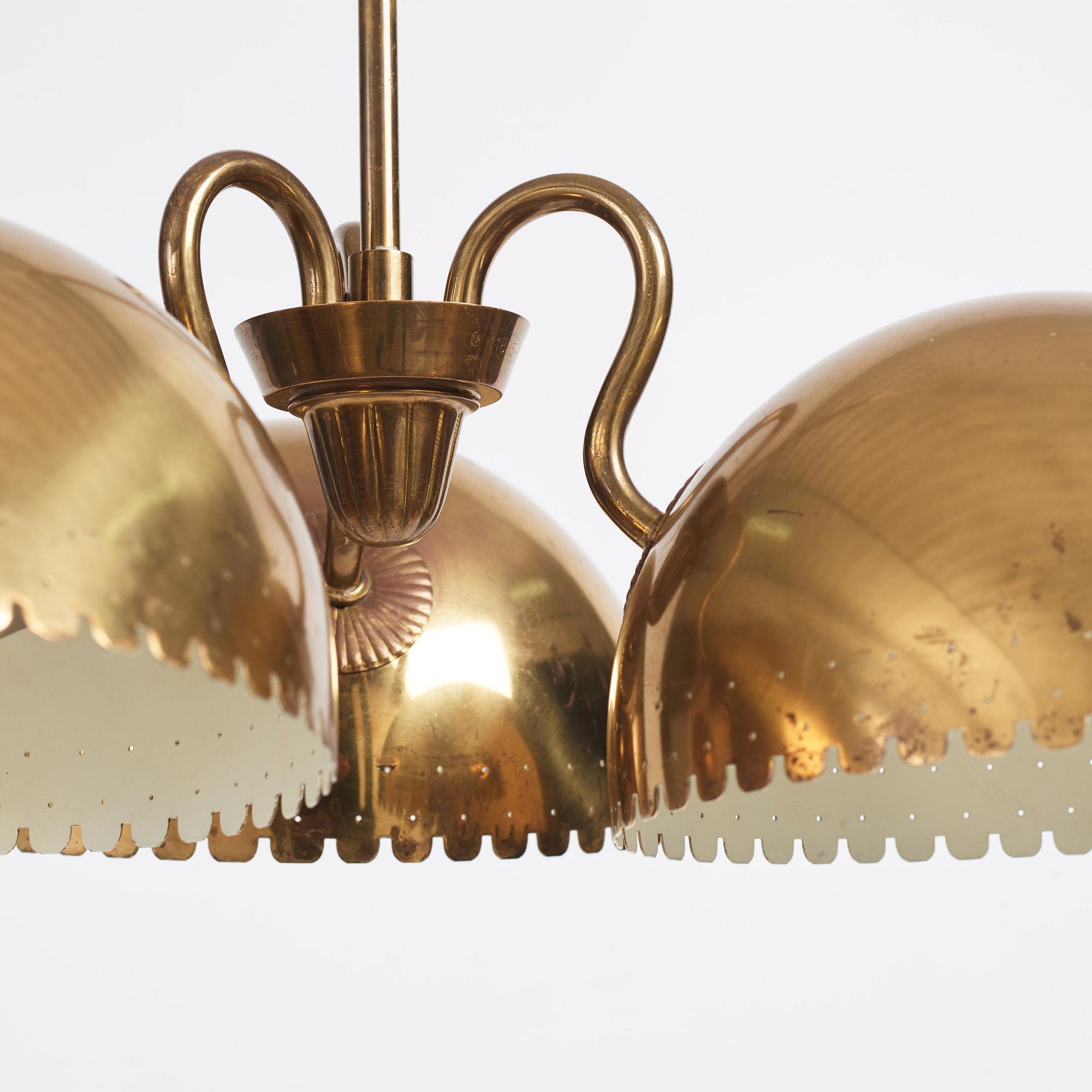 Harald Notini, a ceiling lamp, model '11895', Arvid Böhlmarks Lampfabrik, Sweden, 1950s.