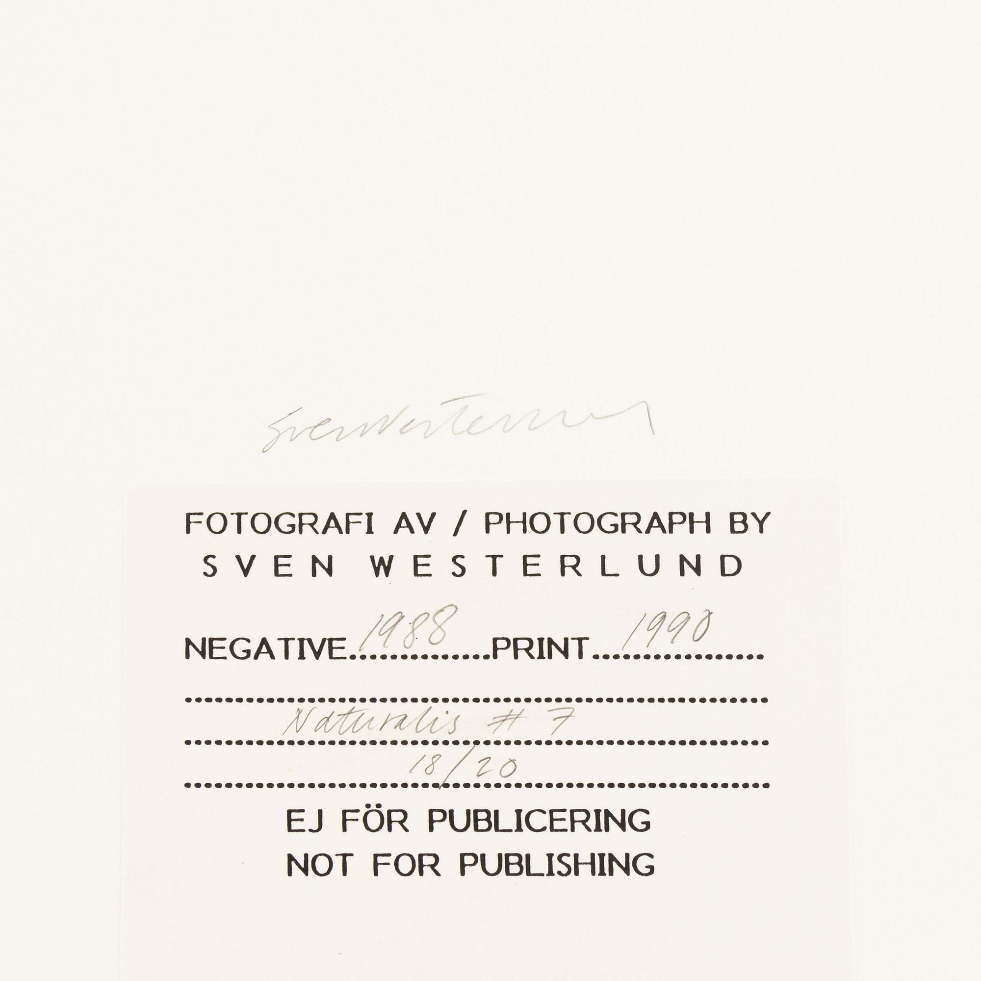 Åke E:son Lindman & Sven Westerlund, portfolio, 2 + 2 photos, signed 18/20.