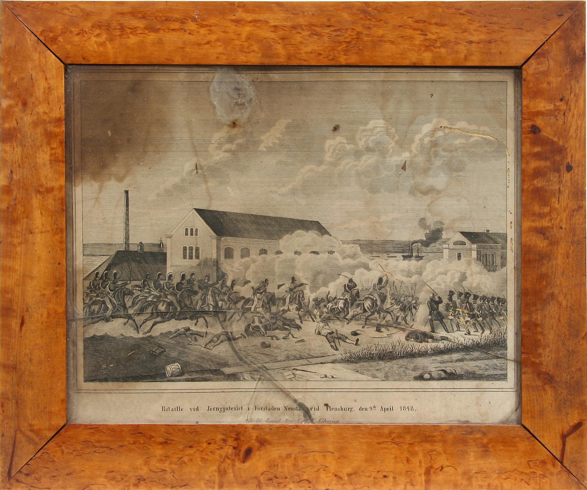 RAMAR MED TRYCK, 3 st, 1800-talets mitt.