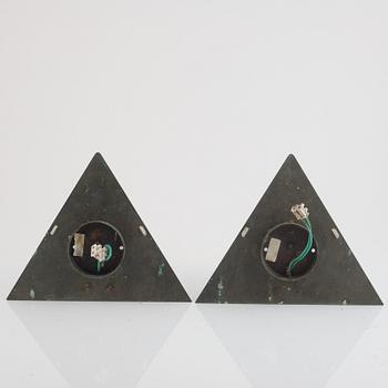 Hans-Agne Jakobsson, outdoor lighting, a pair, likely from Markaryd, second half of the 20th century.