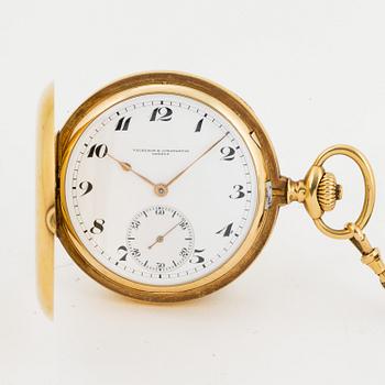 VACHERON & CONSTANTIN, Geneve, pocketwatch, hunter, 51 mm.