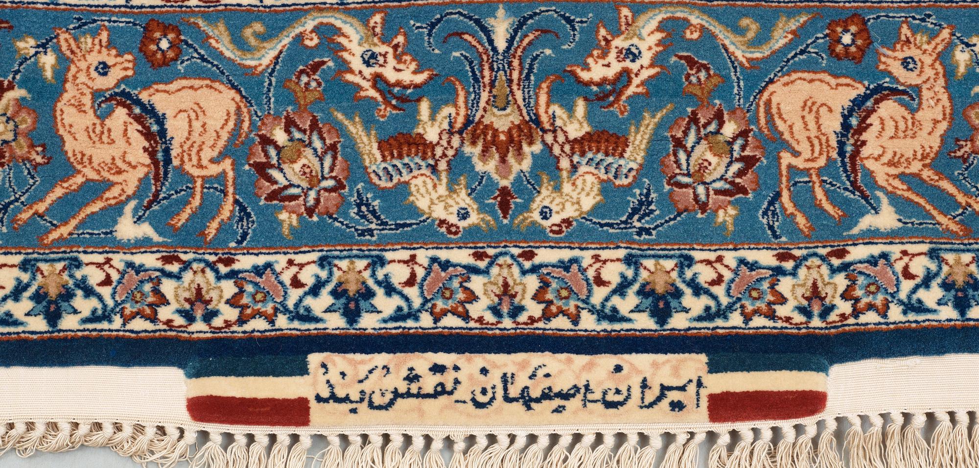 OLD ESFAHAN FIGURAL. 172 x 105 cm.