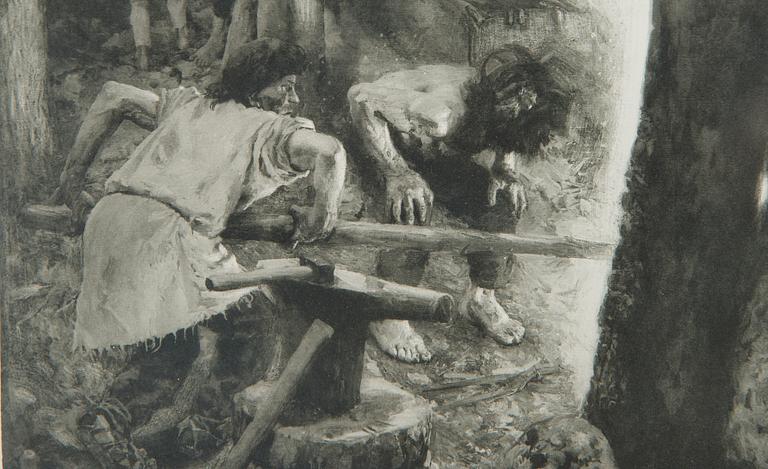 Akseli Gallen-Kallela, The Forging of the Sampo.