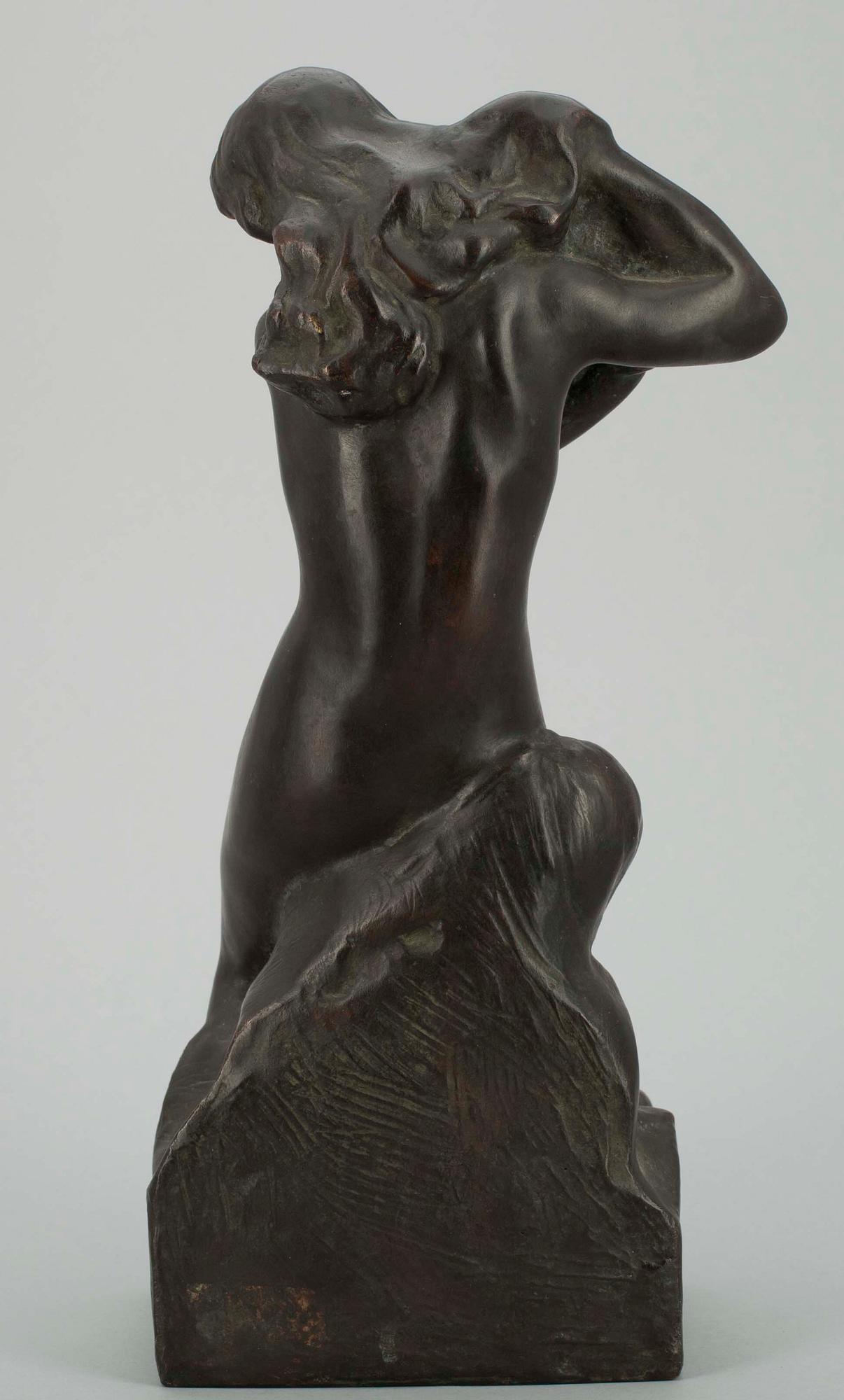 AARRE AALTONEN, skulptur, brons, sign o dat 1942 i godset.