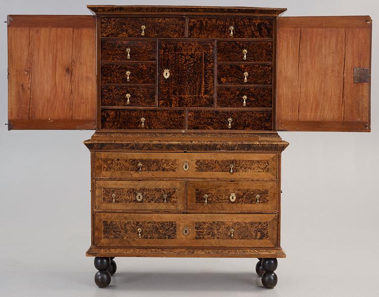 A Swedish late Baroque 1720/30's cupboard.