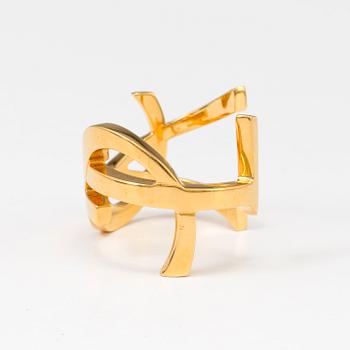 YVES SAINT LAURENT, "Monogram Cuff", armband.