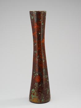 A Hans Hedberg faience vase, Biot, France.