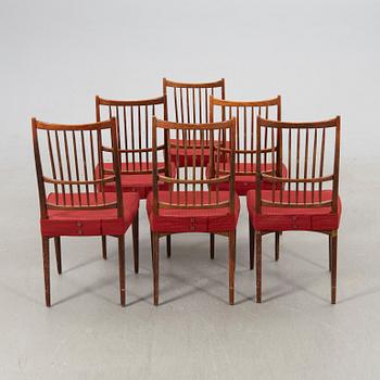 Svante Skogh, chairs, 6 pcs, "Cortina", Säffle furniture factory, 1960s.