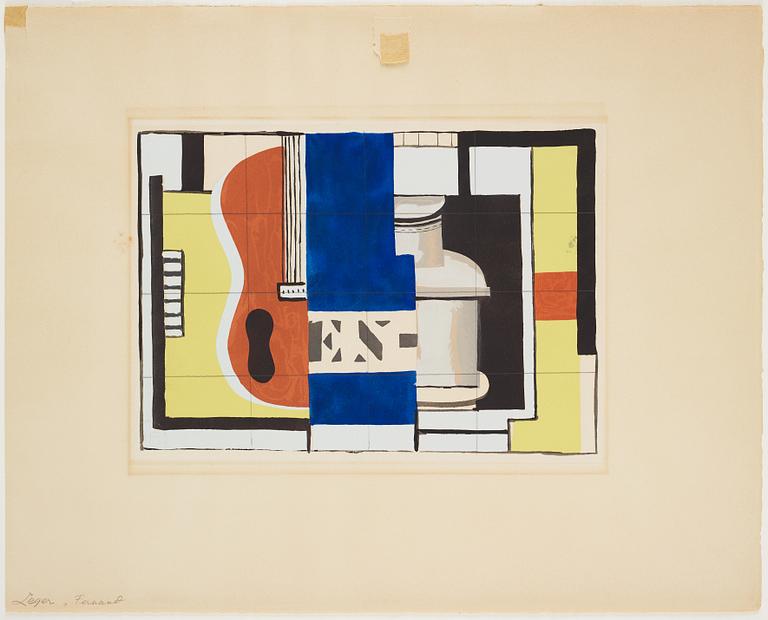 FERNAND LÉGER, Pochoir, Utgiven av J. Bucher och J. Becker, 1933.