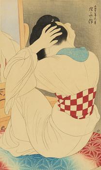 Ito Shinsui, 'Woman Wearing an Under-sash'.