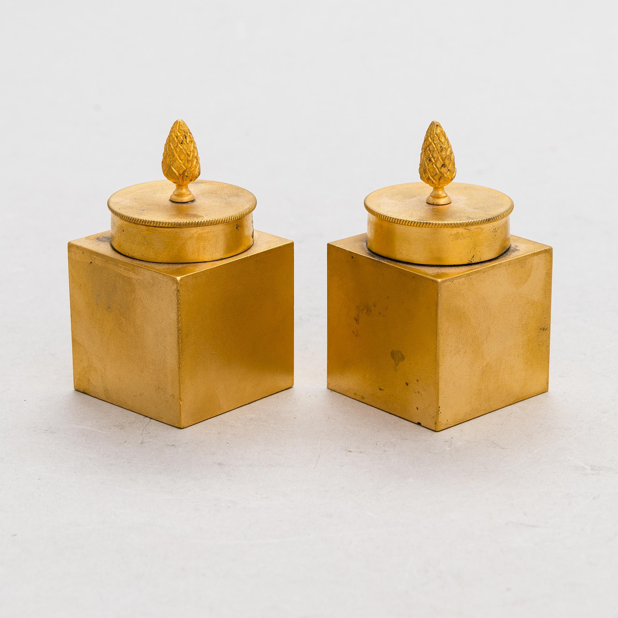 A French or Swedish Empire writing stand, mid 19th century.