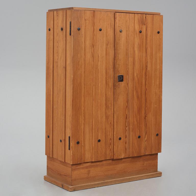 Axel Einar Hjorth, a stained pine 'Lovö' cabinet, Nordiska Kompaniet, Sweden 1930s.