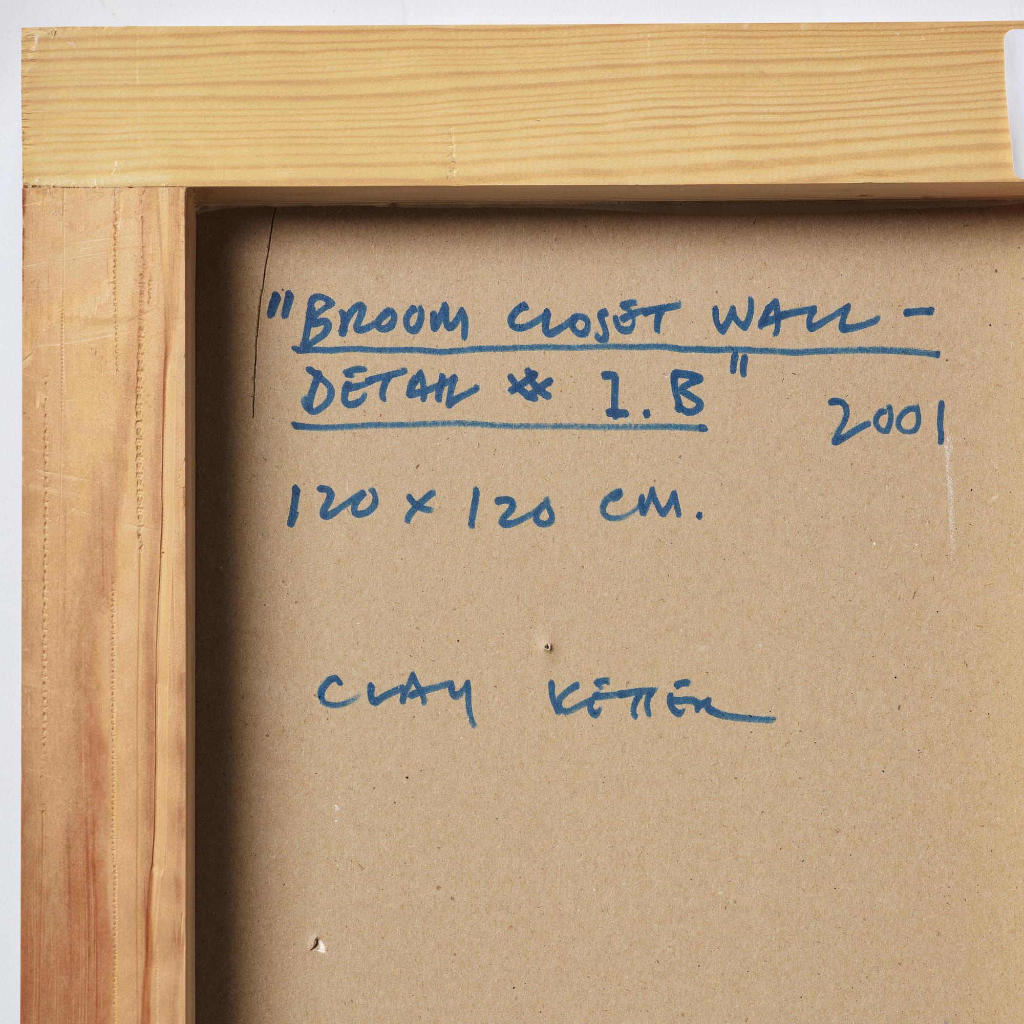 Clay Ketter, "Broom Closet Wall #1.B".