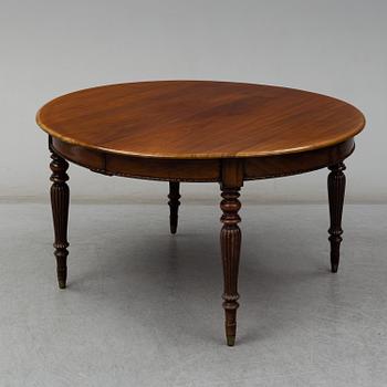 MATSALSMÖBEL, 7 delar, 1800-tal.