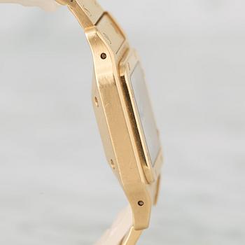 CARTIER, Santos, armbandsur, 29,5 x 29,5 (41) mm,